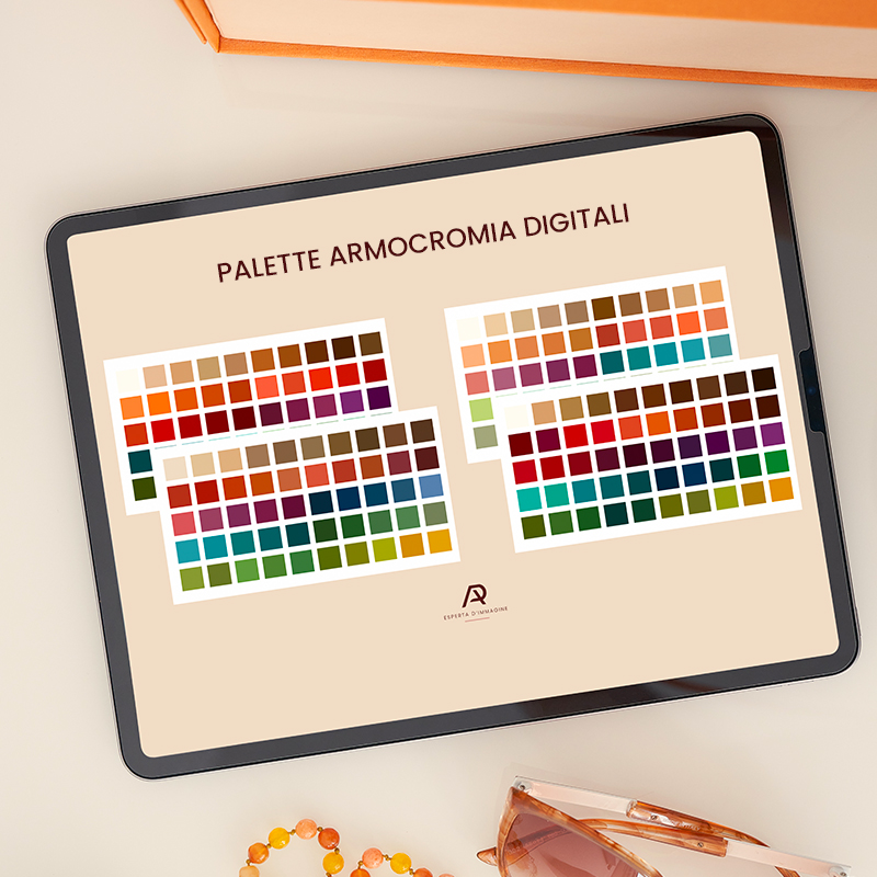 Palette armocromia digitali  Alta fedeltà dei colori e modificabili